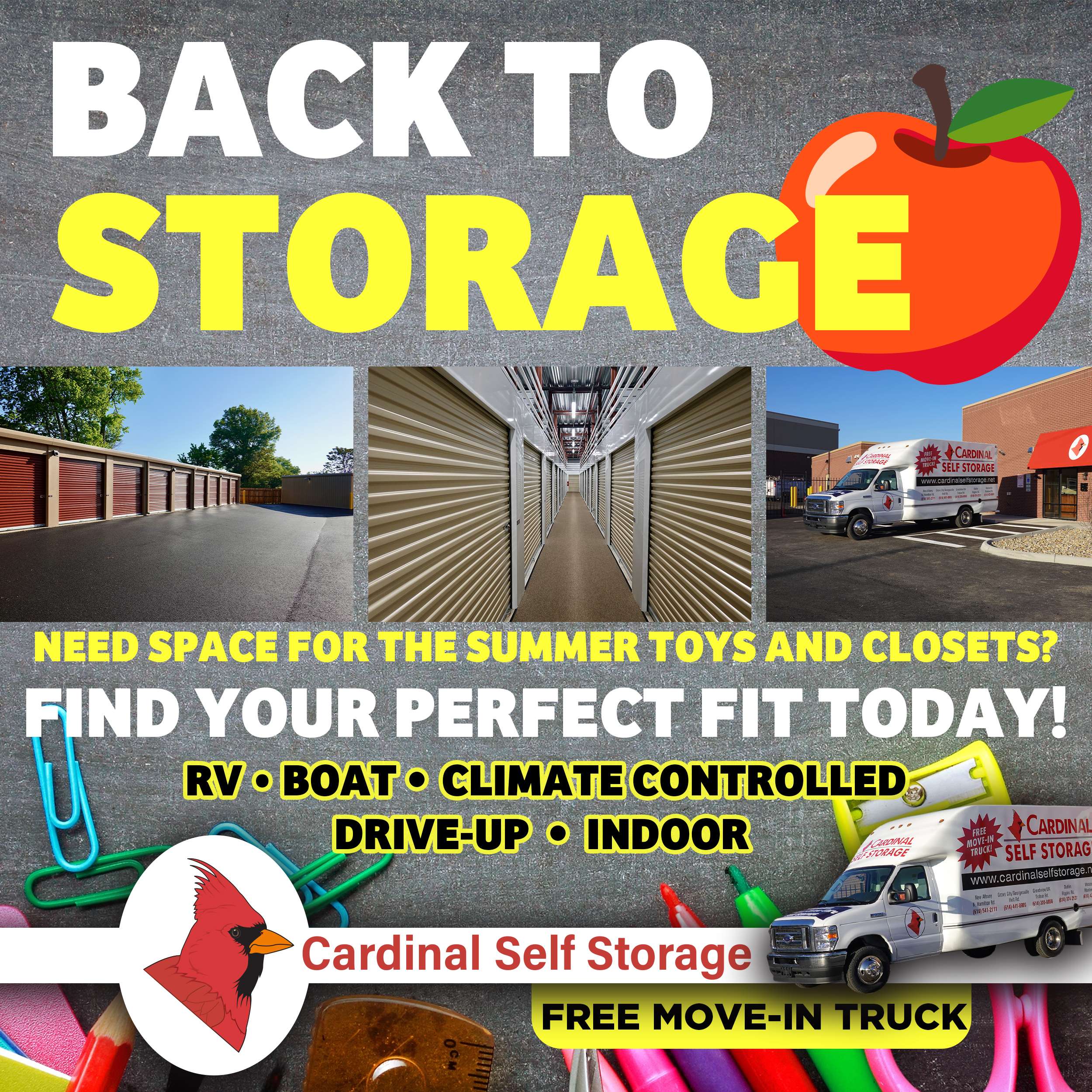Back To School Back To Storage!